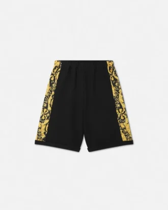 Milano-sømmet joggeshorts med trykk for barn