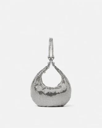 Mini-veske i metallnett