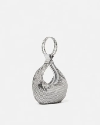 Mini-veske i metallnett