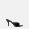 Opera Bow Patent Mules 85 mm