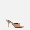Opera Bow Patent Mules 85 mm