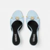 Opera Bow Patent Mules 85 mm