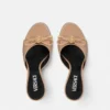 Opera Bow Patent Mules 85 mm