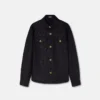 Overskjorte i leopardjacquard