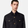 Overskjorte i leopardjacquard