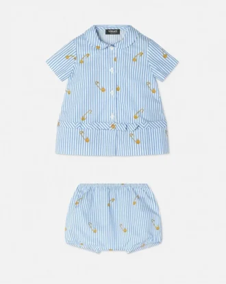Pinstripe Pin babykjolesett