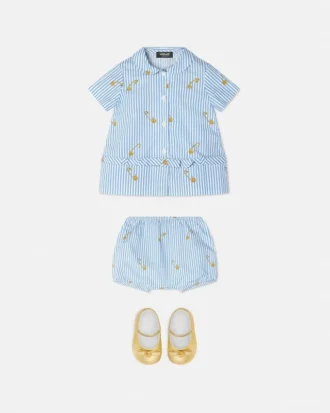 Pinstripe Pin babykjolesett