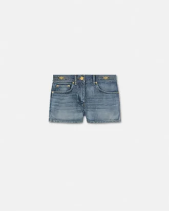 Produsert i Japan Mid-Rise Denim Shorts