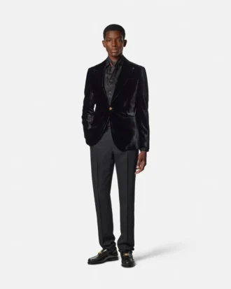 Python-Devoré Silk-Blend Evening Shirt
