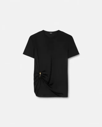 Safety Pin Draped T-skjorte