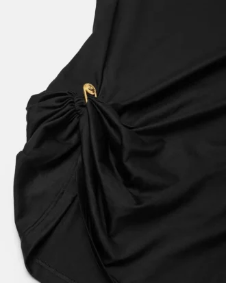 Safety Pin Draped T-skjorte