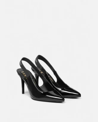 Scarlett slingback-pumps med middels hæl