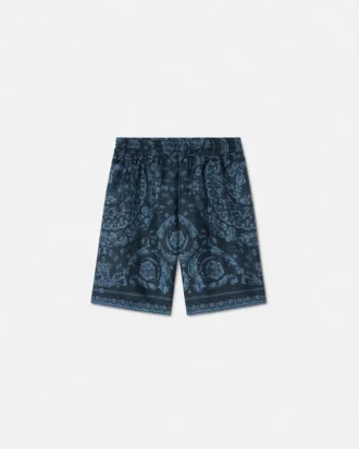 Silketwill-shorts med trykk for barn