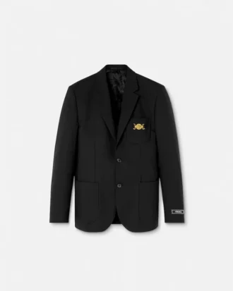 Slim fit-blazer i ull