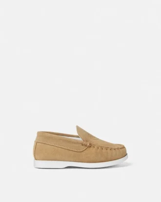 Suede loafers for barn