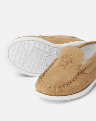 Suede loafers for barn