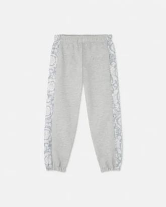 Sweatpants i bomullsjersey med trykk for barn