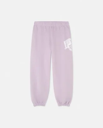 Sweatpants i bomullsjersey med trykk for barn