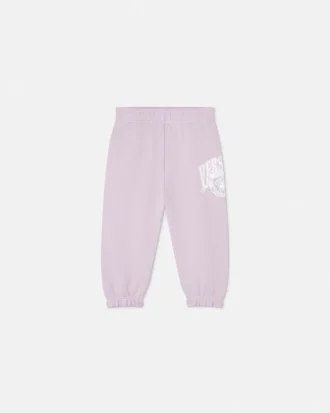 Sweatpants i bomullsjersey med trykk for barn
