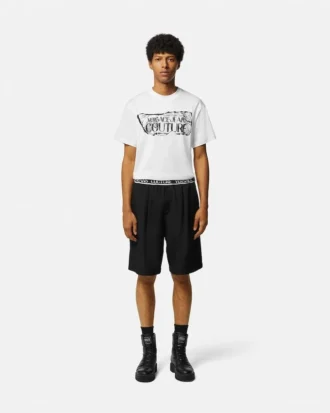 Tekniske shorts med logo
