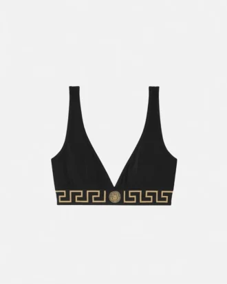 Triangel-bralette i bomullsjersey