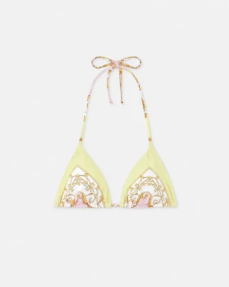 Triangelbikinitopp med print