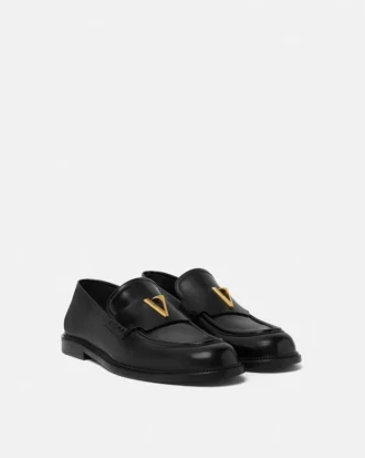 V Lærloafers